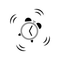 alarm clock icon template vector