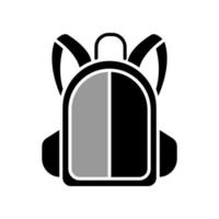 plantilla de icono de mochila vector