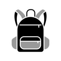 plantilla de icono de mochila vector