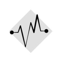 Illustration Vector graphic of heart pulse icon