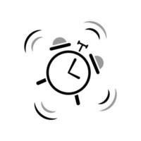 plantilla de icono de reloj de alarma vector