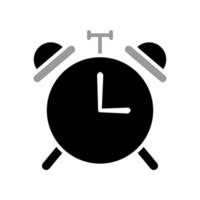 alarm clock icon template vector