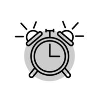 plantilla de icono de reloj de alarma vector