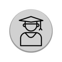 Student icon template vector