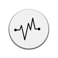 Illustration Vector graphic of heart pulse icon