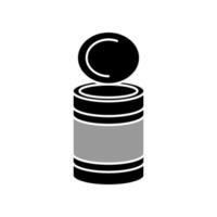 Illustration Vector graphic of tin can icon