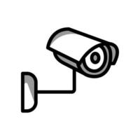 ilustración vectorial gráfico del icono de cctv vector