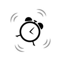 plantilla de icono de reloj de alarma vector
