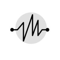 Illustration Vector graphic of heart pulse icon