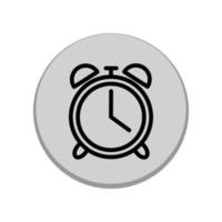 plantilla de icono de reloj de alarma vector