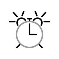 alarm clock icon template vector