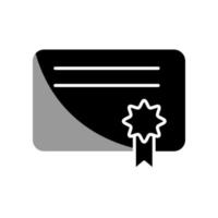 Certificate icon template vector