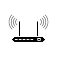 Illustration Vector graphic of router icon