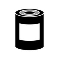 Illustration Vector graphic of tin can icon