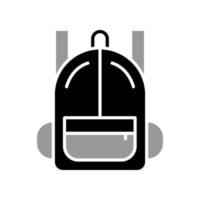 Backpack icon template vector