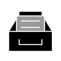 Illustration Vector graphic of file cabinet icon