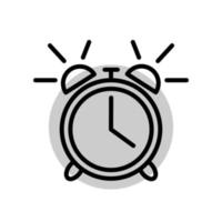 plantilla de icono de reloj de alarma vector