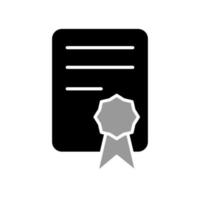 plantilla de icono de certificado vector