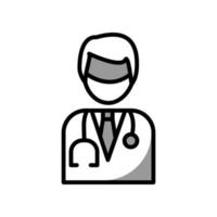 Doctor icon template vector