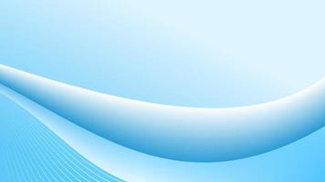 Abstract wave background created in blue color. vector