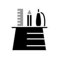 Illustration Vector graphic of pencil stand icon