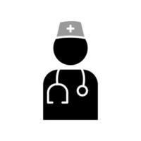 Nurse icon template vector