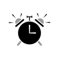 plantilla de icono de reloj de alarma vector