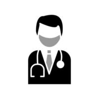 Doctor icon template vector