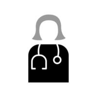 Doctor icon template vector