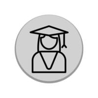 Student icon template vector