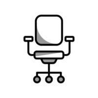 Illustration Vector graphic of office chair icon