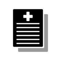 Illustration Vector graphic of medical report icon