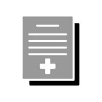 Illustration Vector graphic of medical report icon