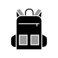 plantilla de icono de mochila vector