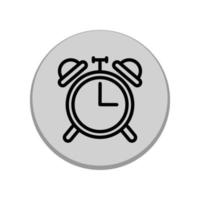 plantilla de icono de reloj de alarma vector