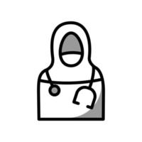 Doctor icon template vector