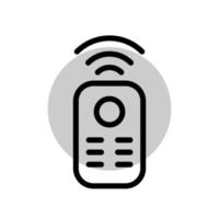 Illustration Vector graphic of remote control icon
