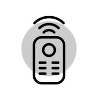 Illustration Vector graphic of remote control icon