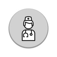 Nurse icon template vector