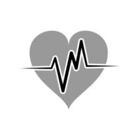 Illustration Vector graphic of heart pulse icon