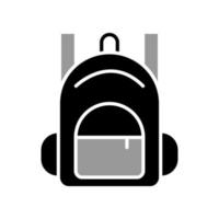 plantilla de icono de mochila vector