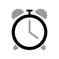 plantilla de icono de reloj de alarma vector