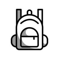 plantilla de icono de mochila vector