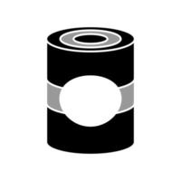 Illustration Vector graphic of tin can icon