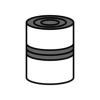 Illustration Vector graphic of tin can icon