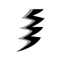 Illustration Vector graphic of lightning icon