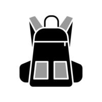 plantilla de icono de mochila vector