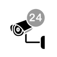 ilustración vectorial gráfico del icono de cctv vector