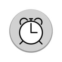 plantilla de icono de reloj de alarma vector