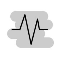 Illustration Vector graphic of heart pulse icon